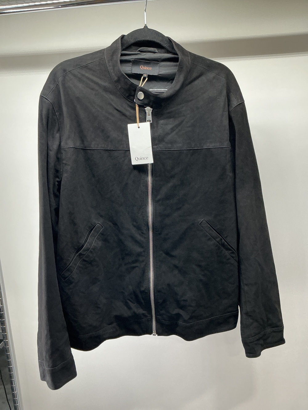 100% Suede Café Racer Jacket